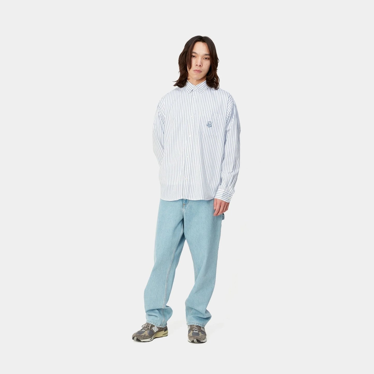 NMLinus Stripe Shirt | Bleach