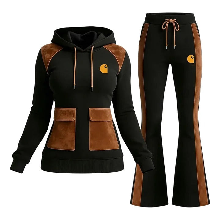 ๐ฅ๐๐น๐ฒ๐ฎ๐ฟ๐ฎ๐ป๐ฐ๐ฒ ๐ฆ๐ฎ๐น๐ฒ๐Women's Hooded Sweatshirt and Flare Leg Sweatpants Tracksuit