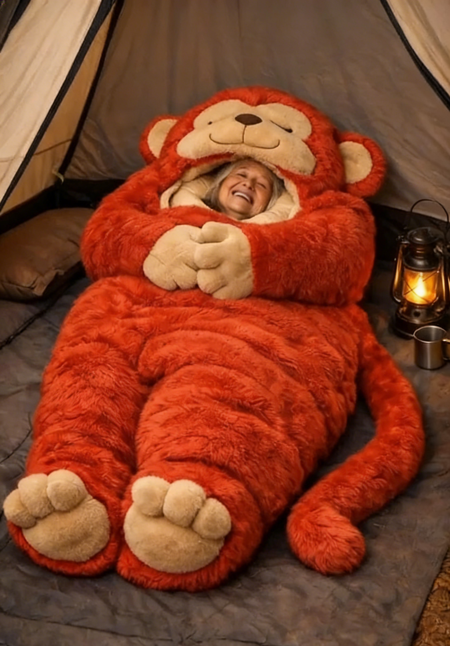 🔥Hot Sale 49% off🌟 Fluffy sleeping bag– Soft, Warm & Purrfectly Cozy😴💤