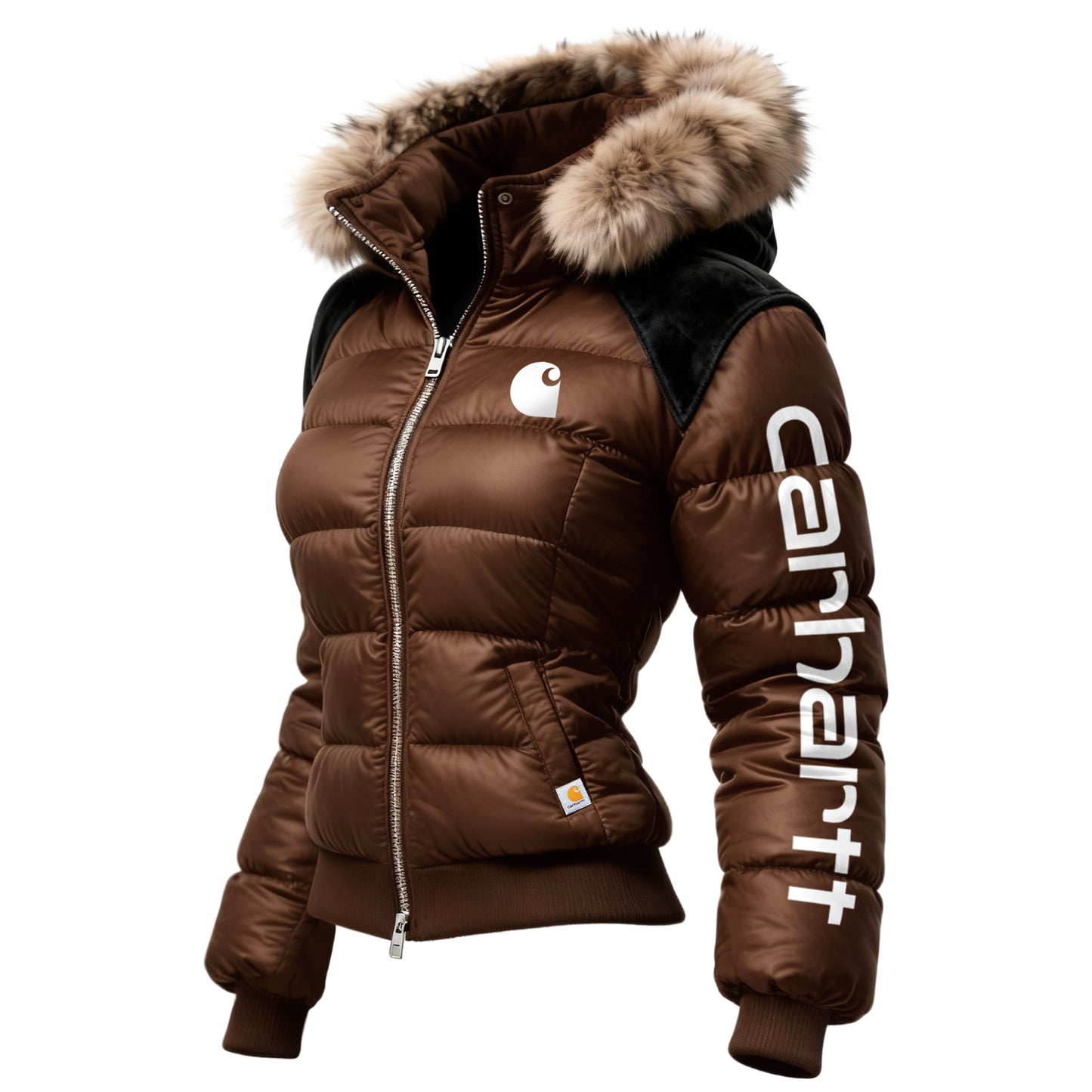 ๐ฅ๐๐น๐ฒ๐ฎ๐ฟ๐ฎ๐ป๐ฐ๐ฒ ๐ฆ๐ฎ๐น๐ฒ๐Vintage Women's Contrast Color Stitching Fur Collar Stand Collar Hooded Jacket