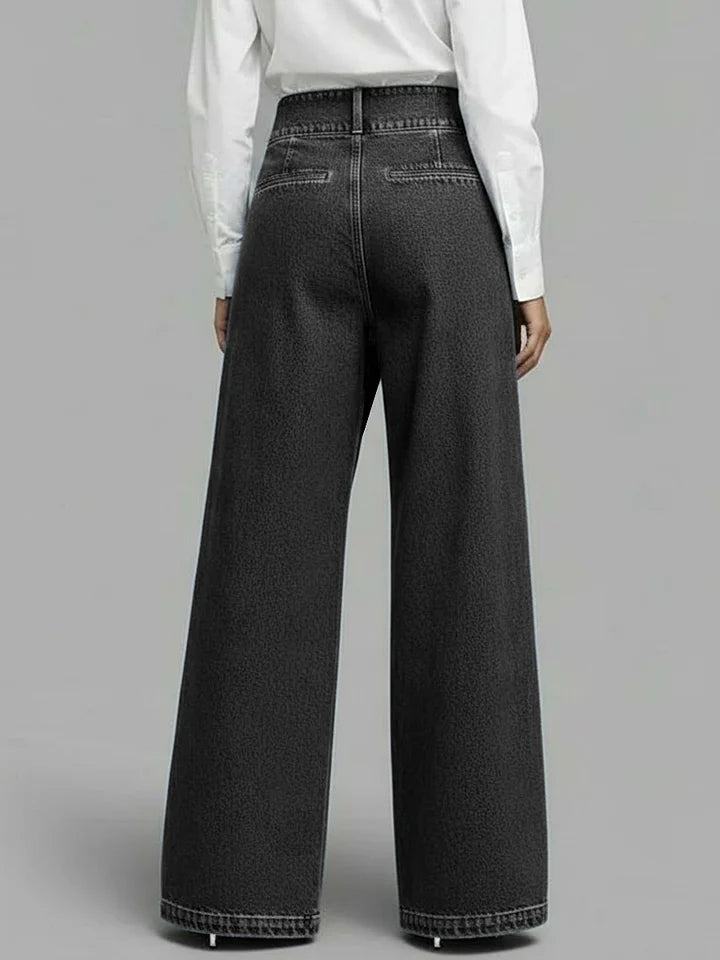 🔥Summer Arrivals🌟Women's High-waisted Casual Loose-fitting Wide-leg Jeans