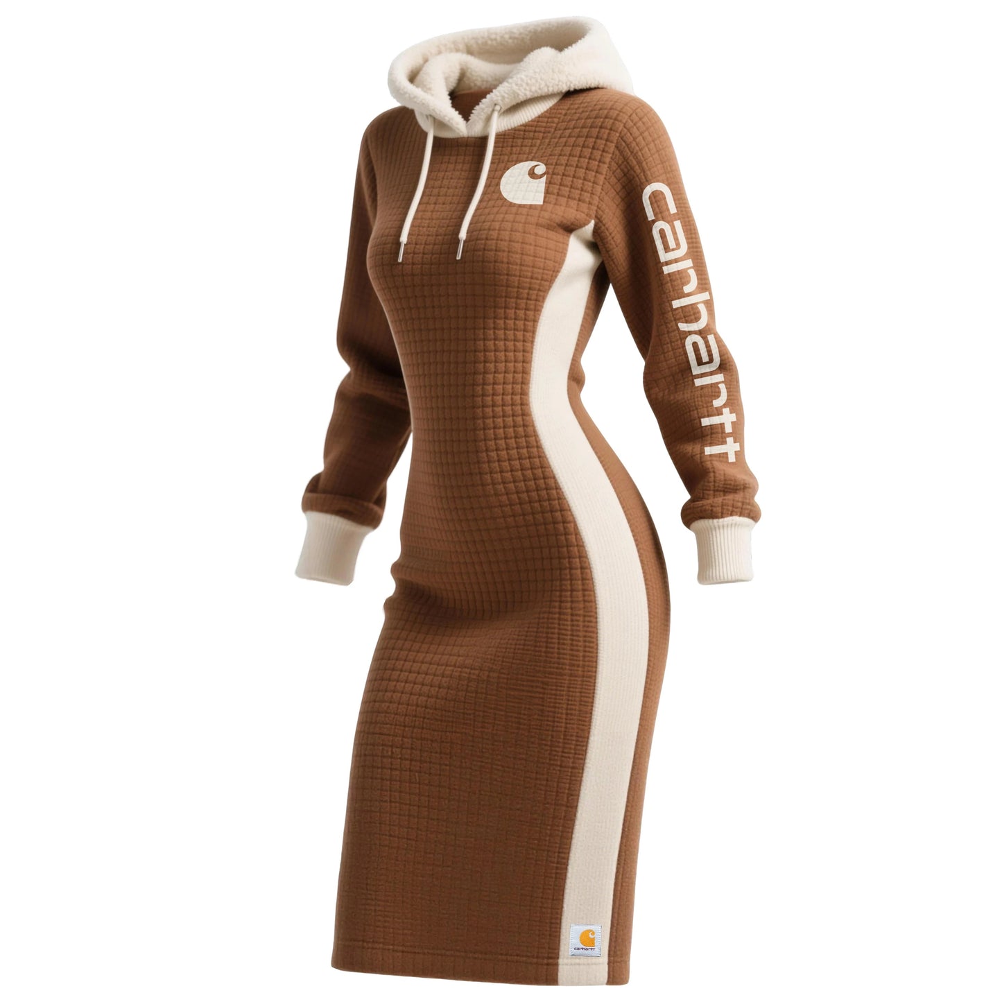๐ฅ๐๐น๐ฒ๐ฎ๐ฟ๐ฎ๐ป๐ฐ๐ฒ ๐ฆ๐ฎ๐น๐ฒ๐Women's Color-Blocked Waffle Textured Hooded Long Sweatshirt Dress