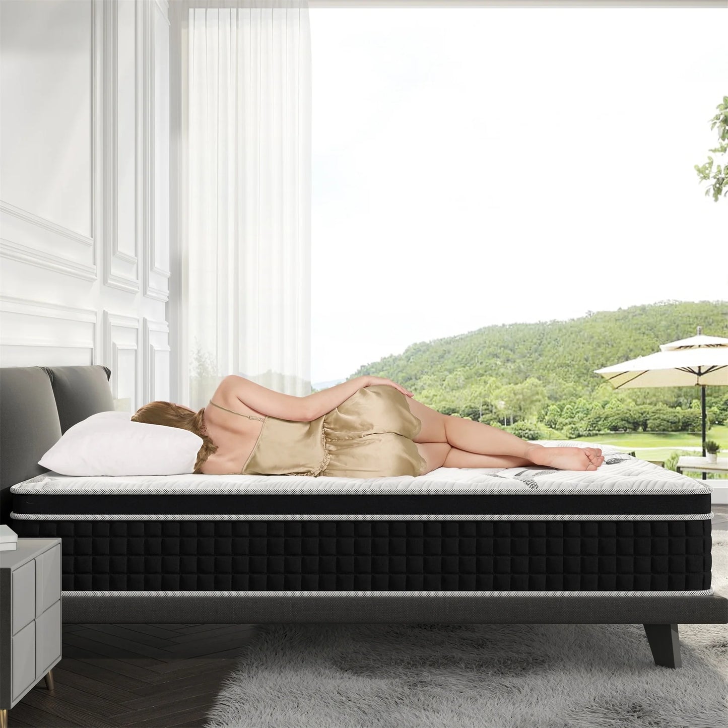 12-inch Hybrid Gel Memory Foam Mattress in a Box