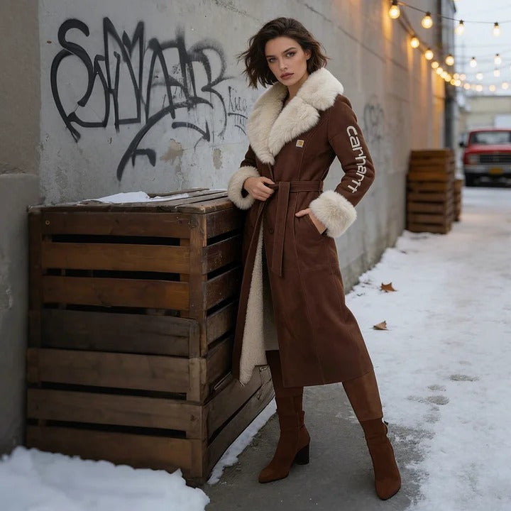 ๐ฅ๐๐น๐ฒ๐ฎ๐ฟ๐ฎ๐ป๐ฐ๐ฒ ๐ฆ๐ฎ๐น๐ฒ๐Luxurious Long Faux Fur Coat With Reversible Design For Winter Elegance