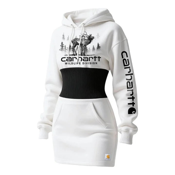 ๐ฅ๐๐น๐ฒ๐ฎ๐ฟ๐ฎ๐ป๐ฐ๐ฒ ๐ฆ๐ฎ๐น๐ฒ๐Women's Deer Graphic Hooded Sweatshirt Dress
