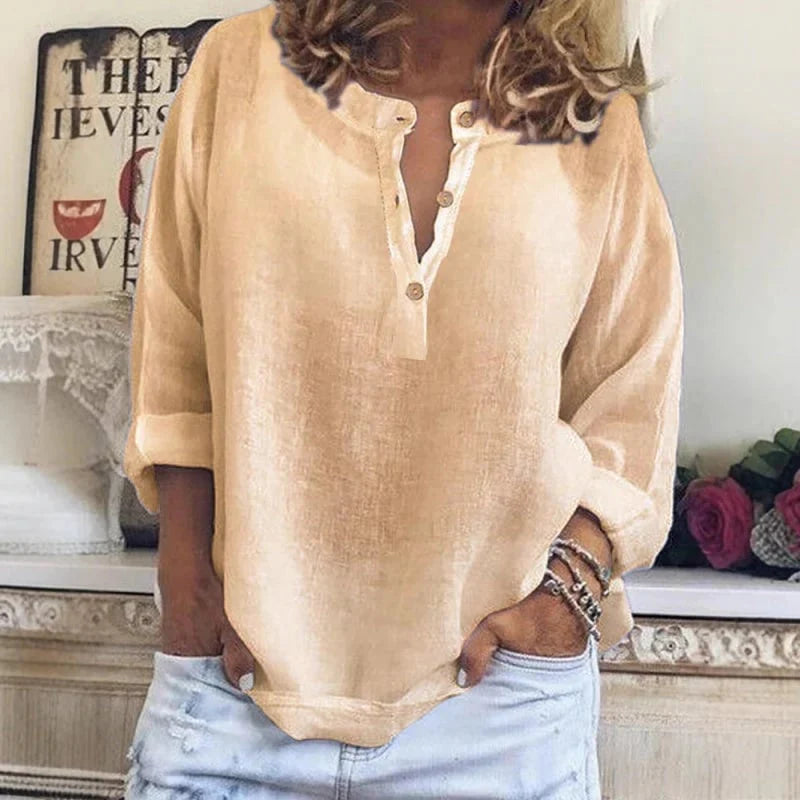 🔥Summer Arrivals🌟[S-2XL]🌿Women's Casual Breathable Long Sleeve Shirt