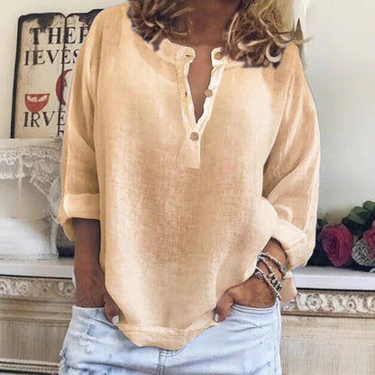 🔥Summer Arrivals🌟[S-2XL]🌿Women's Casual Breathable Long Sleeve Shirt