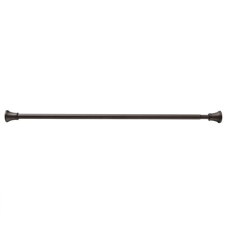 Utopia Alley Adjustable 72-Inch Shower Curtain Tension Rod - Rust-Proof Aluminum with Rubber End Cap, No Drill Installation