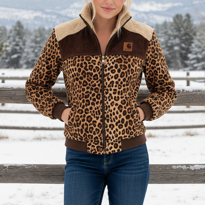 🔥𝗖𝗹𝗲𝗮𝗿𝗮𝗻𝗰𝗲 𝗦𝗮𝗹𝗲🌟Women's Retro Patchwork Plush Jacket