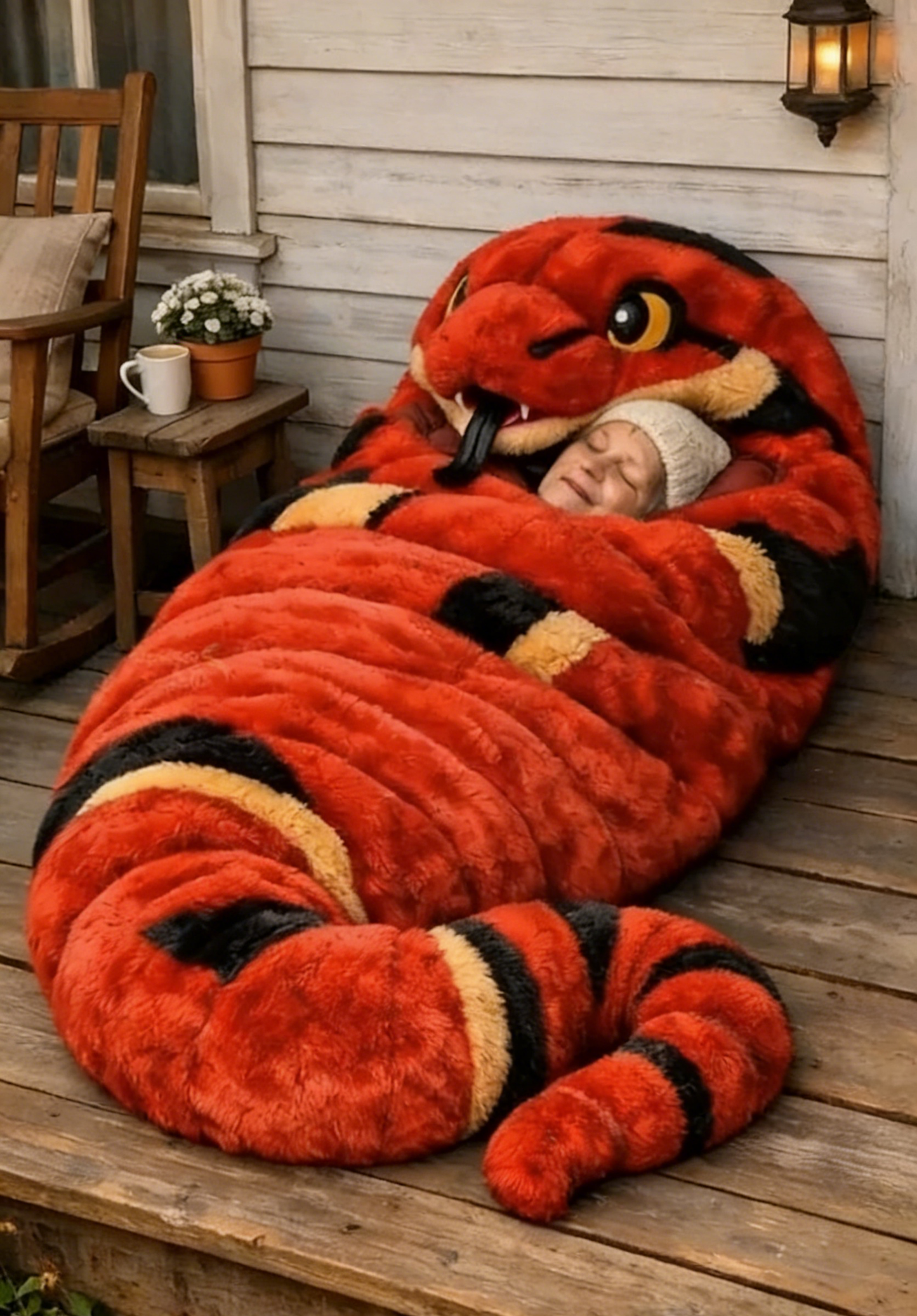 🔥Hot Sale 49% off🌟 Fluffy sleeping bag– Soft, Warm & Purrfectly Cozy😴💤