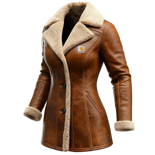 🔥𝗖𝗹𝗲𝗮𝗿𝗮𝗻𝗰𝗲 𝗦𝗮𝗹𝗲🌟Women's Vintage Washed Leather Lapel Jacket(BUY 1 GET 1)