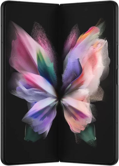 Galaxy Z Fold 3 5G Factory Unlocked Android Cell Phone US Version Smartphone Foldable Dual Screen Under Display Camera 256GB Storage, Phantom Black (Renewed)