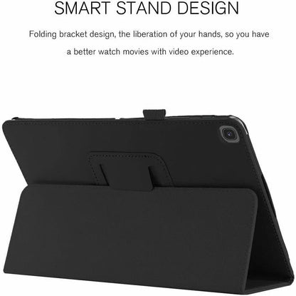 Galaxy Tab A8 10.5” Inch 32 GB Wi-Fi Android 11 Touchscreen International Tablet Bundle – MDTec Hard Back Tri-Fold Stand Cover Case and 64GB microSD Card [Gray]