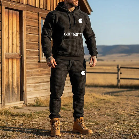🔥𝗖𝗹𝗲𝗮𝗿𝗮𝗻𝗰𝗲 𝗦𝗮𝗹𝗲🌟Men's Casual Black Sportswear Set