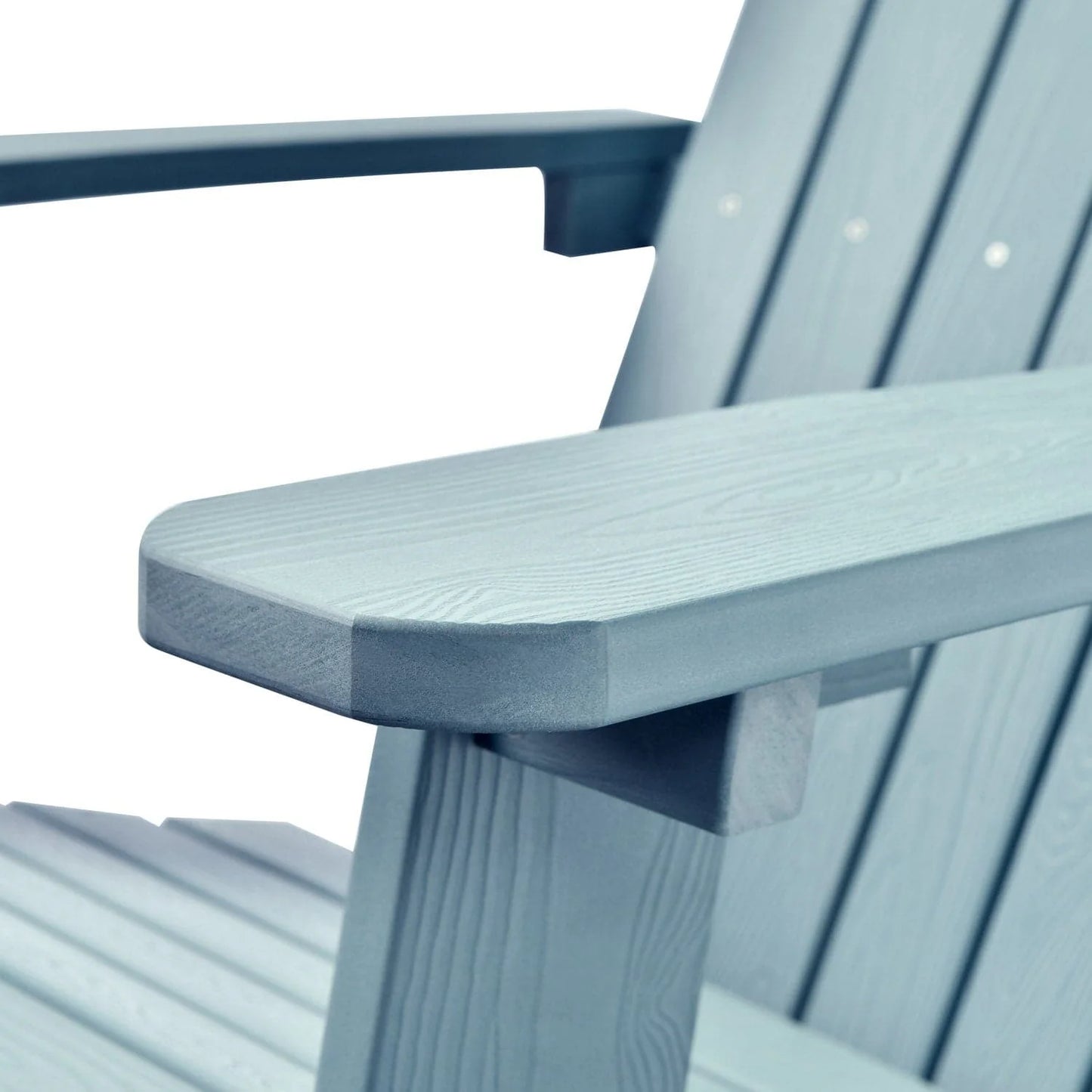 Ovios  Rocking Adirondack Chair 2-Piece Waterproof Plastic Frame