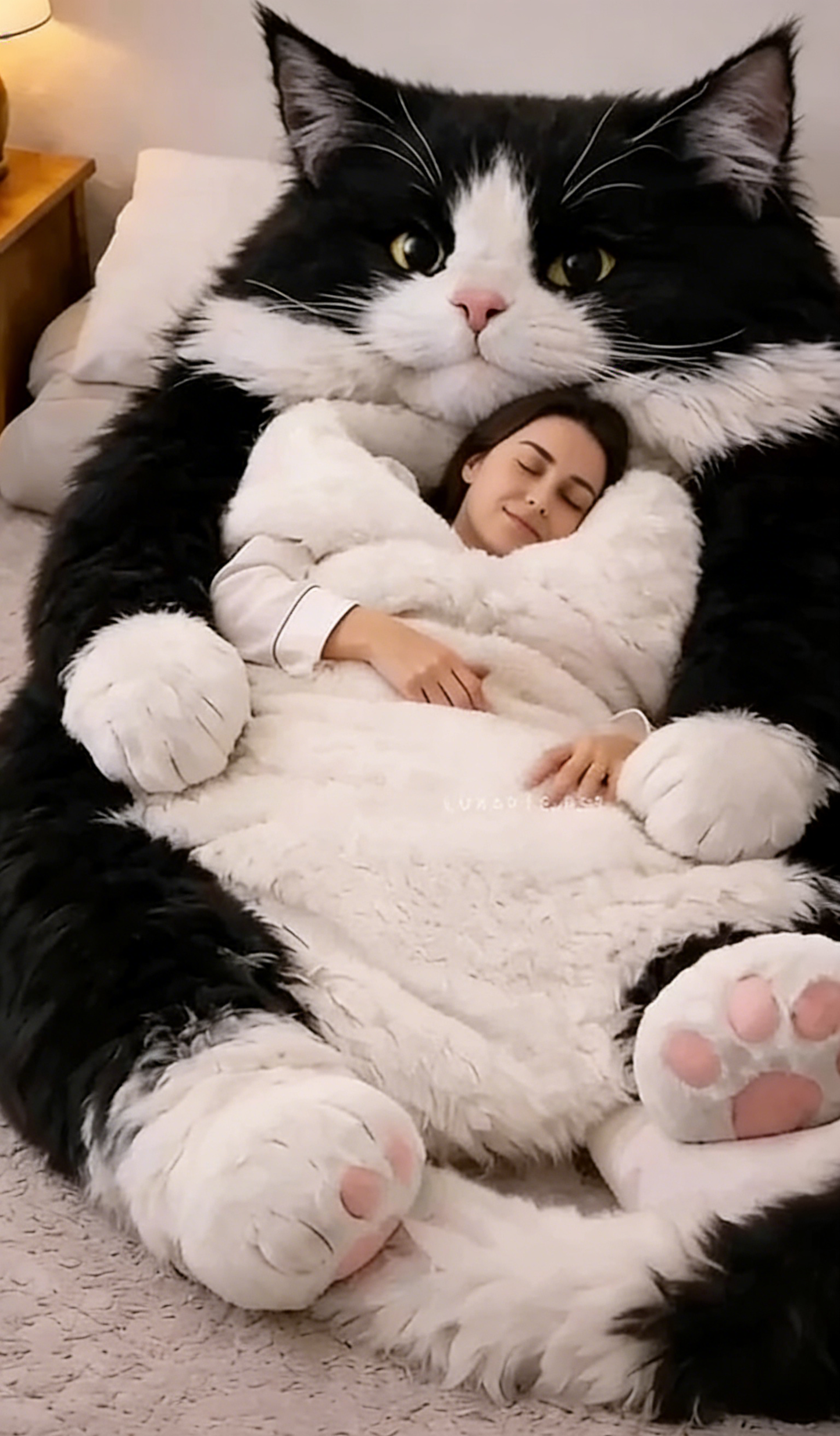 🔥Hot Sale 49% off🌟 Fluffy sleeping bag– Soft, Warm & Purrfectly Cozy😴💤
