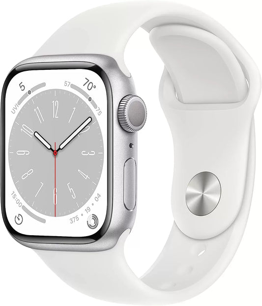 Watch Series 8 [GPS 45mm] Smart Watch w/Midnight Aluminum Case with Midnight Sport Band - M/L. Fitness Tracker, Blood Oxygen & ECG Apps, Always-On Retina Display, Water Resistant