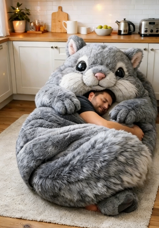 🔥Hot Sale 49% off🌟 Fluffy sleeping bag– Soft, Warm & Purrfectly Cozy😴💤