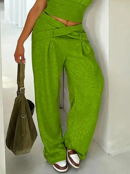 🔥Summer Arrivals🌟Women's Fashion Casual Solid Color Cotton Pants