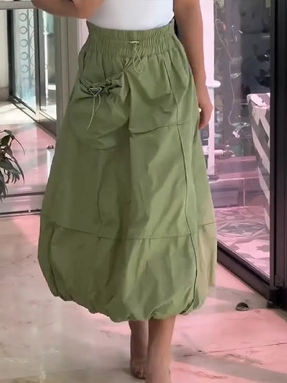 🔥Summer Arrivals🌟Women's Casual And Fashionable Elastic Waist Skirt