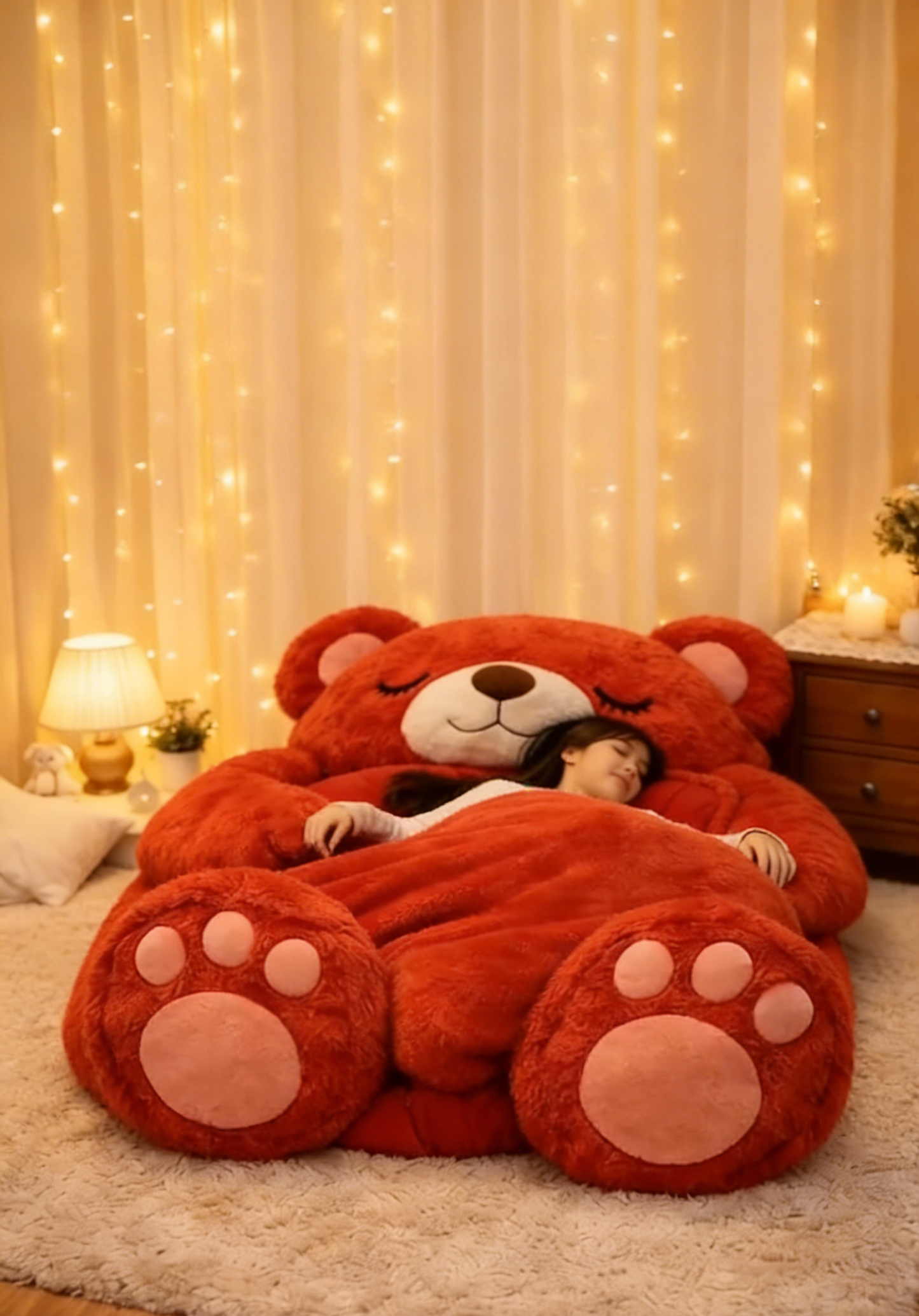 🏕️ Get Our Fluffy Sleeping Bag for Cozy Nights Under the Stars! ✨🌙