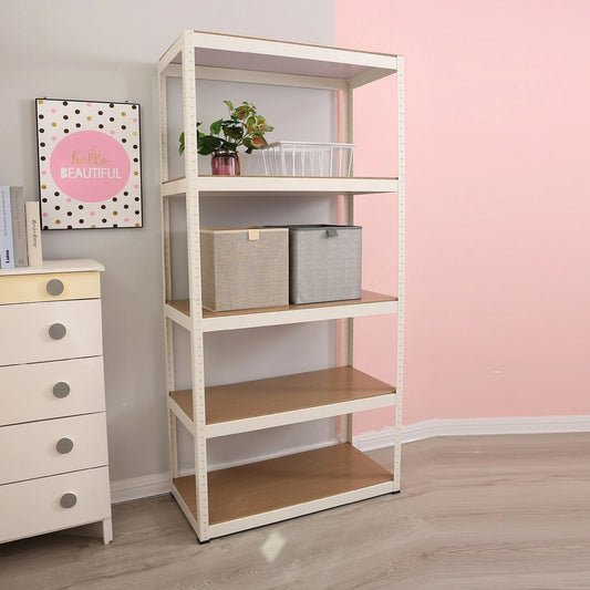 Storage Shelves - 5 Tier Adjustable Garage Storage Shelving