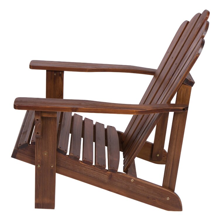 Brently Solid Wood Adirondack Chair