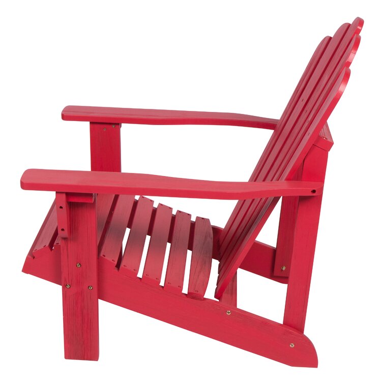 Brently Solid Wood Adirondack Chair