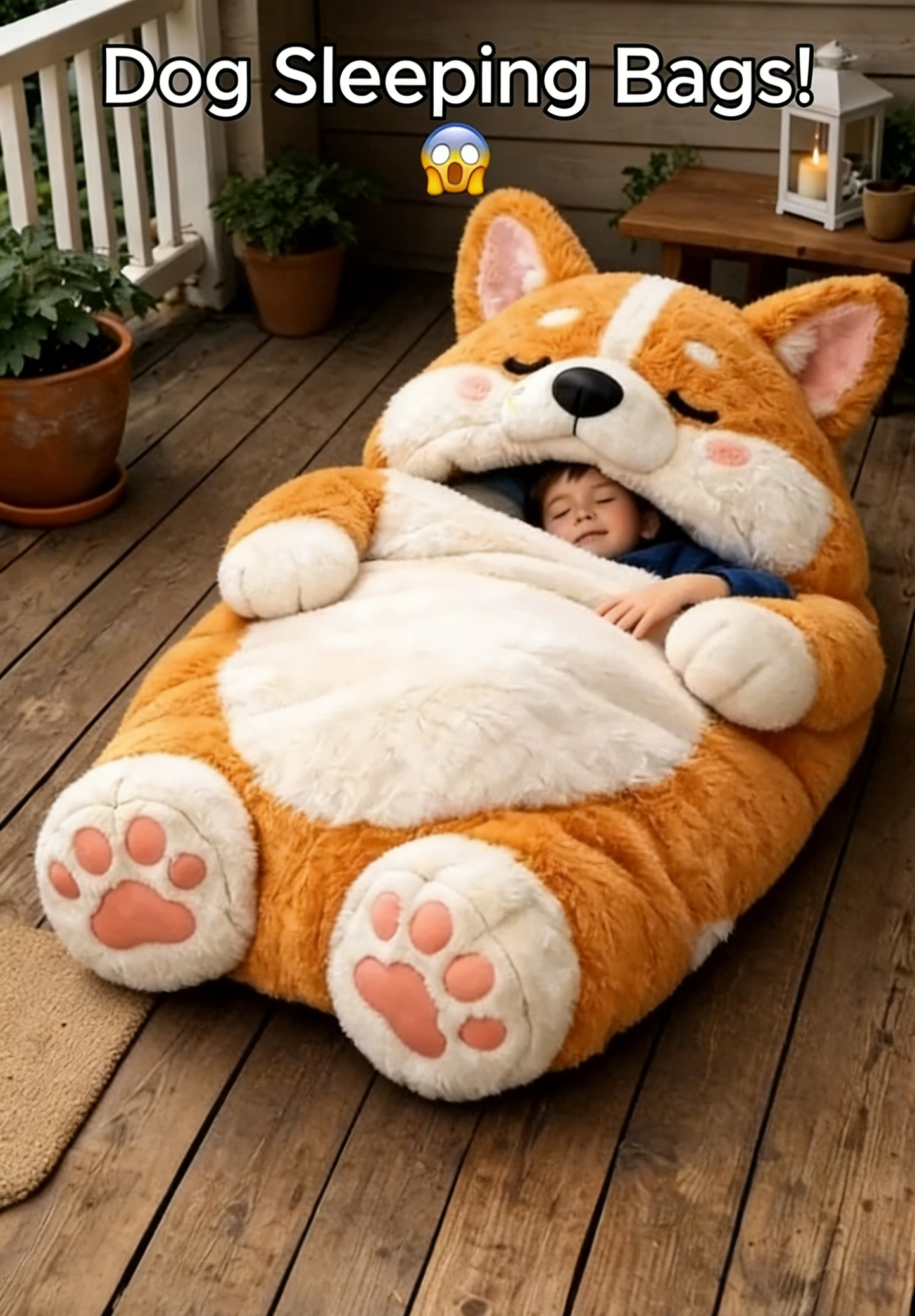 Fluffy sleeping bag– Soft, Warm & Purrfectly Cozy😴💤