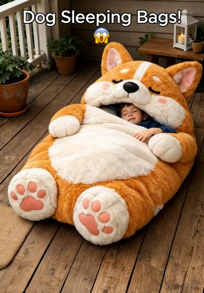 Fluffy sleeping bag– Soft, Warm & Purrfectly Cozy😴💤