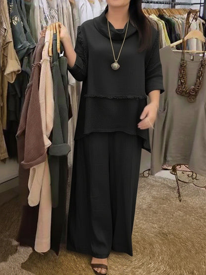 🔥Summer Arrivals🌟Casual Linen And Cotton Top And Pants Two-piece Set