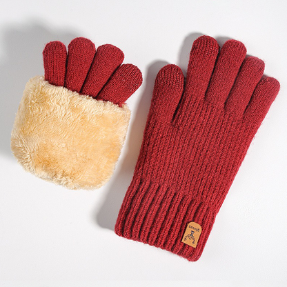 🔥𝗖𝗹𝗲𝗮𝗿𝗮𝗻𝗰𝗲 𝗦𝗮𝗹𝗲🌟Cozy Winter Gloves With Fuzzy Cuff