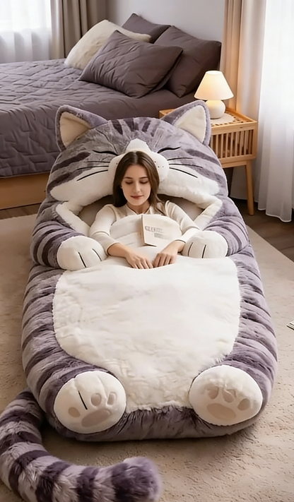 🔥Hot Sale 49% off🌟 Fluffy sleeping bag– Soft, Warm & Purrfectly Cozy😴💤