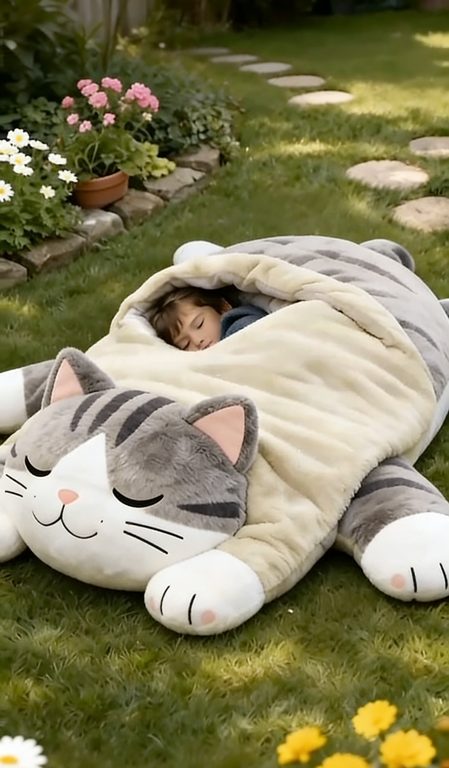 🔥Hot Sale 49% off🌟 Fluffy sleeping bag– Soft, Warm & Purrfectly Cozy😴💤
