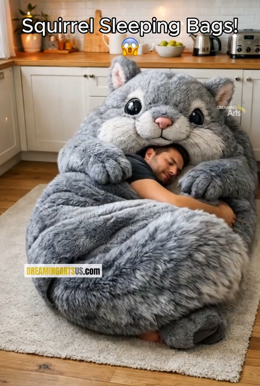 🔥Hot Sale 49% off🌟 Fluffy sleeping bag– Soft, Warm & Purrfectly Cozy😴💤