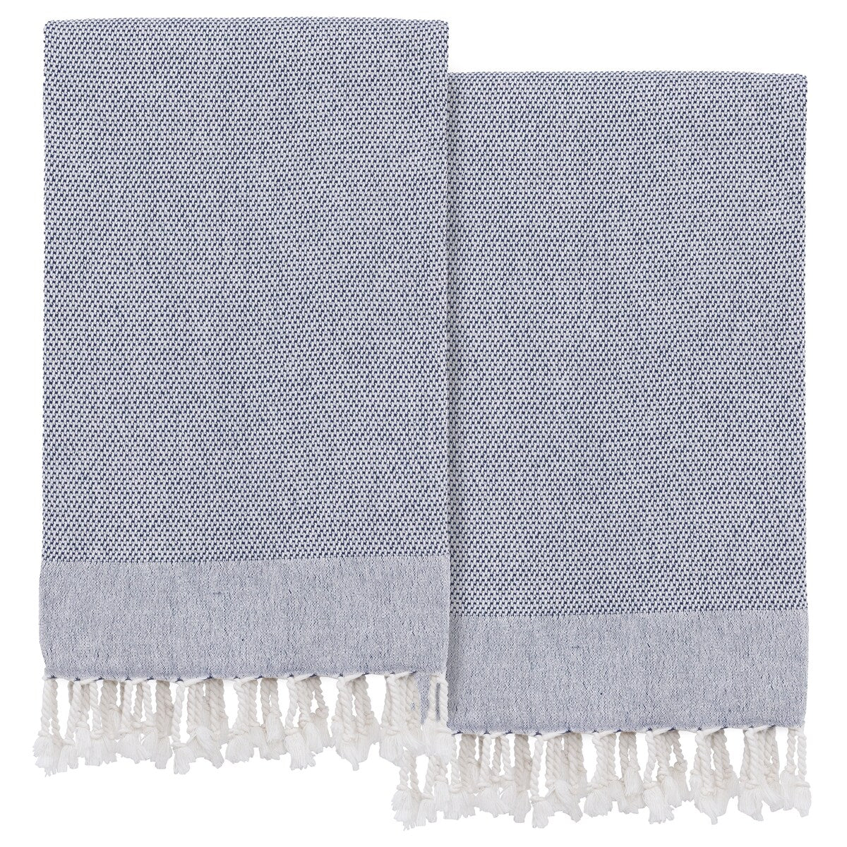 Authentic Hotel and Spa Turkish Cotton Fun in Paradise Pestemal Beach Towel (Set of 2)