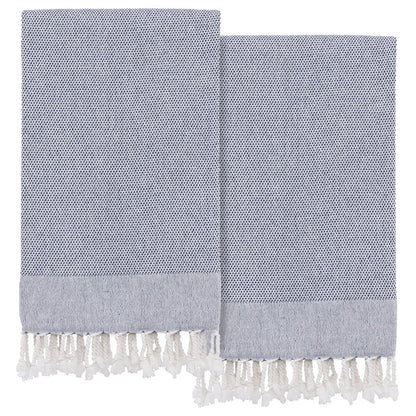 Authentic Hotel and Spa Turkish Cotton Fun in Paradise Pestemal Beach Towel (Set of 2)