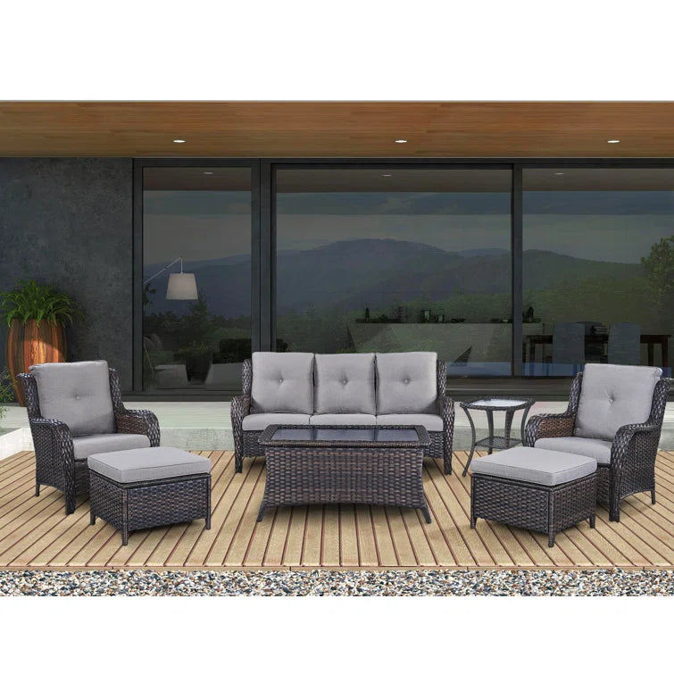 WFSBT 5 - Person Outdoor Seating Group with Cushions