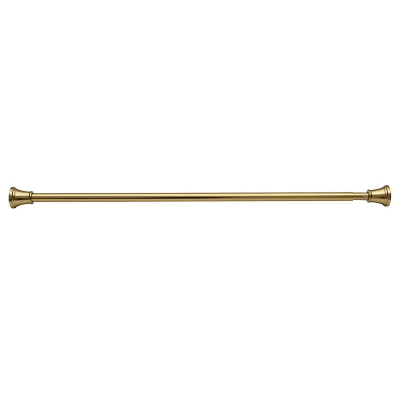 Utopia Alley Adjustable 72-Inch Shower Curtain Tension Rod - Rust-Proof Aluminum with Rubber End Cap, No Drill Installation