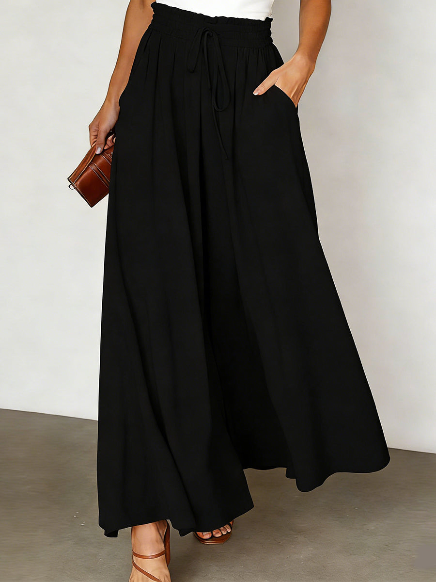 🔥Summer Arrivals🌟Women's Elastic Wide-leg High-waisted Trousers