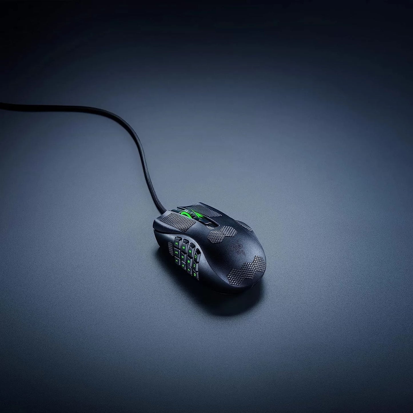 Razer Naga Pro Wireless Gaming Mouse: Interchangeable Side Plate w/ 2, 6, 12 Button Configurations - Focus+ 20K DPI Optical Sensor - Fastest Gaming Mouse Switch - Chroma RGB Lighting