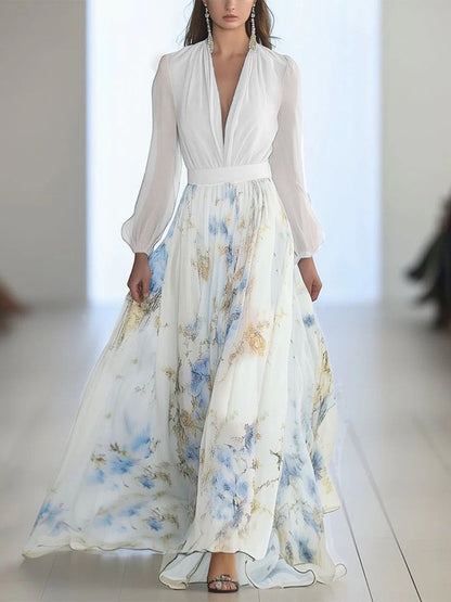 🔥Summer Arrivals🌟Women's Floral Art Print Dress