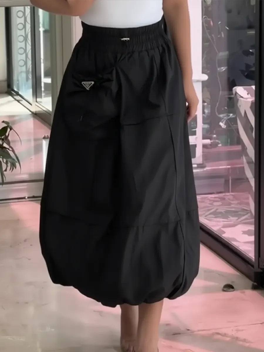 🔥Summer Arrivals🌟Women's Casual And Fashionable Elastic Waist Skirt