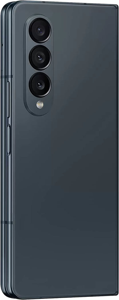 Galaxy Z Fold 4 Cell Phone, Factory Unlocked Android Smartphone, 256GB, Flex Mode, Hands Free Video, Multi Window View, Foldable Display, S Pen Compatible, US Version, 2022, Beige