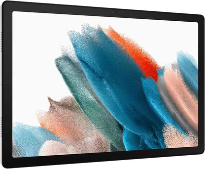 Galaxy Tab A8 10.5” Inch 32 GB Wi-Fi Android 11 Touchscreen International Tablet Bundle – MDTec Hard Back Tri-Fold Stand Cover Case and 64GB microSD Card [Gray]