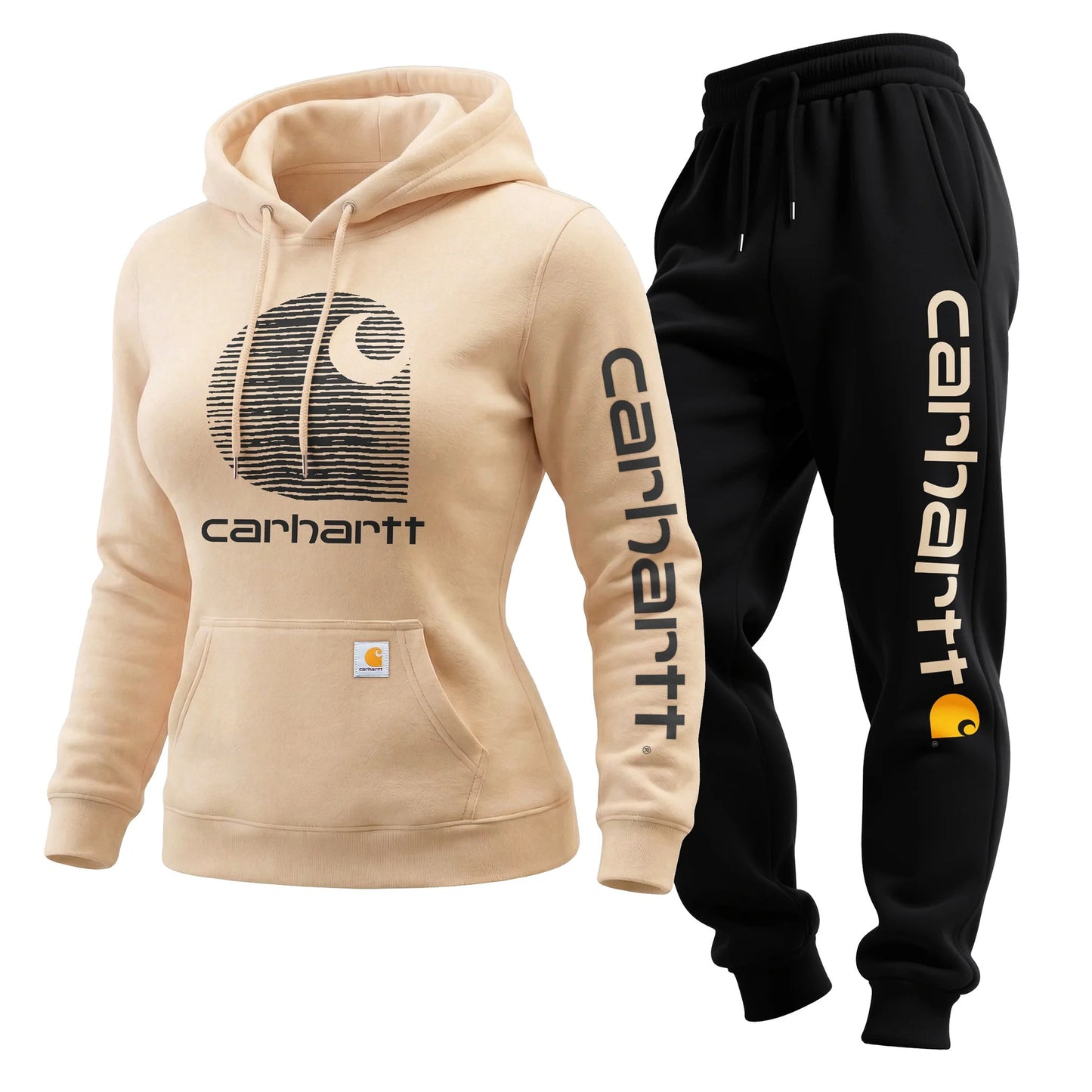 🔥𝗖𝗹𝗲𝗮𝗿𝗮𝗻𝗰𝗲 𝗦𝗮𝗹𝗲🌟Women's Loose-fitting Hooded Sweatshirt + Trousers Set