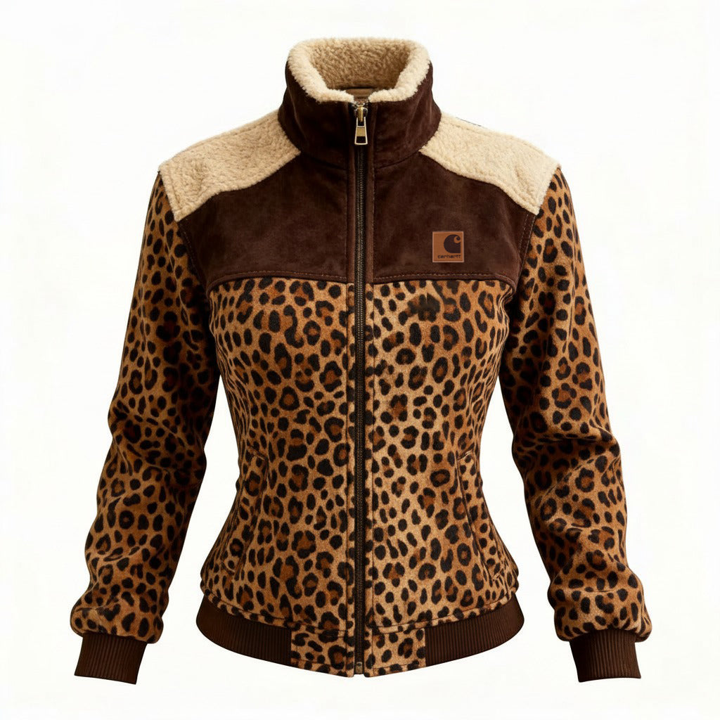 🔥𝗖𝗹𝗲𝗮𝗿𝗮𝗻𝗰𝗲 𝗦𝗮𝗹𝗲🌟Women's Retro Patchwork Plush Jacket