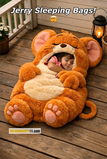 🔥Hot Sale 49% off🌟 Fluffy sleeping bag– Soft, Warm & Purrfectly Cozy😴💤