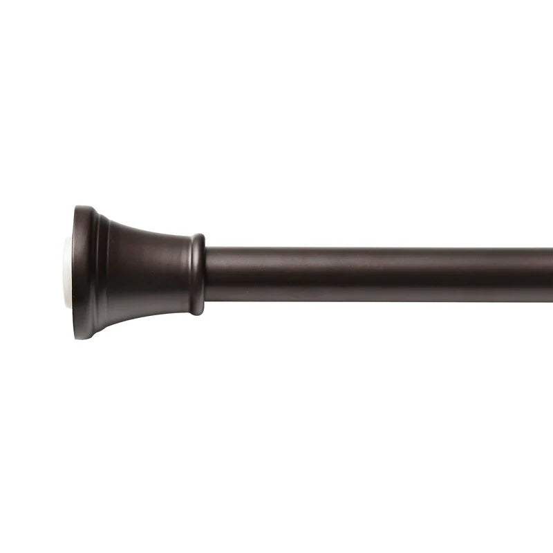 Utopia Alley Adjustable 72-Inch Shower Curtain Tension Rod - Rust-Proof Aluminum with Rubber End Cap, No Drill Installation