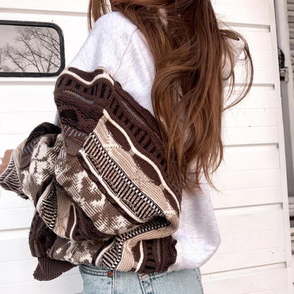 🔥𝗖𝗹𝗲𝗮𝗿𝗮𝗻𝗰𝗲 𝗦𝗮𝗹𝗲🌟Women's Casual Patchwork Knit Sleeve Hooded Sweatshirt